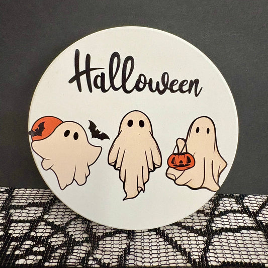Ceramic Halloween Coaster with Cork Bottom︱Halloween Style︱Little Extras